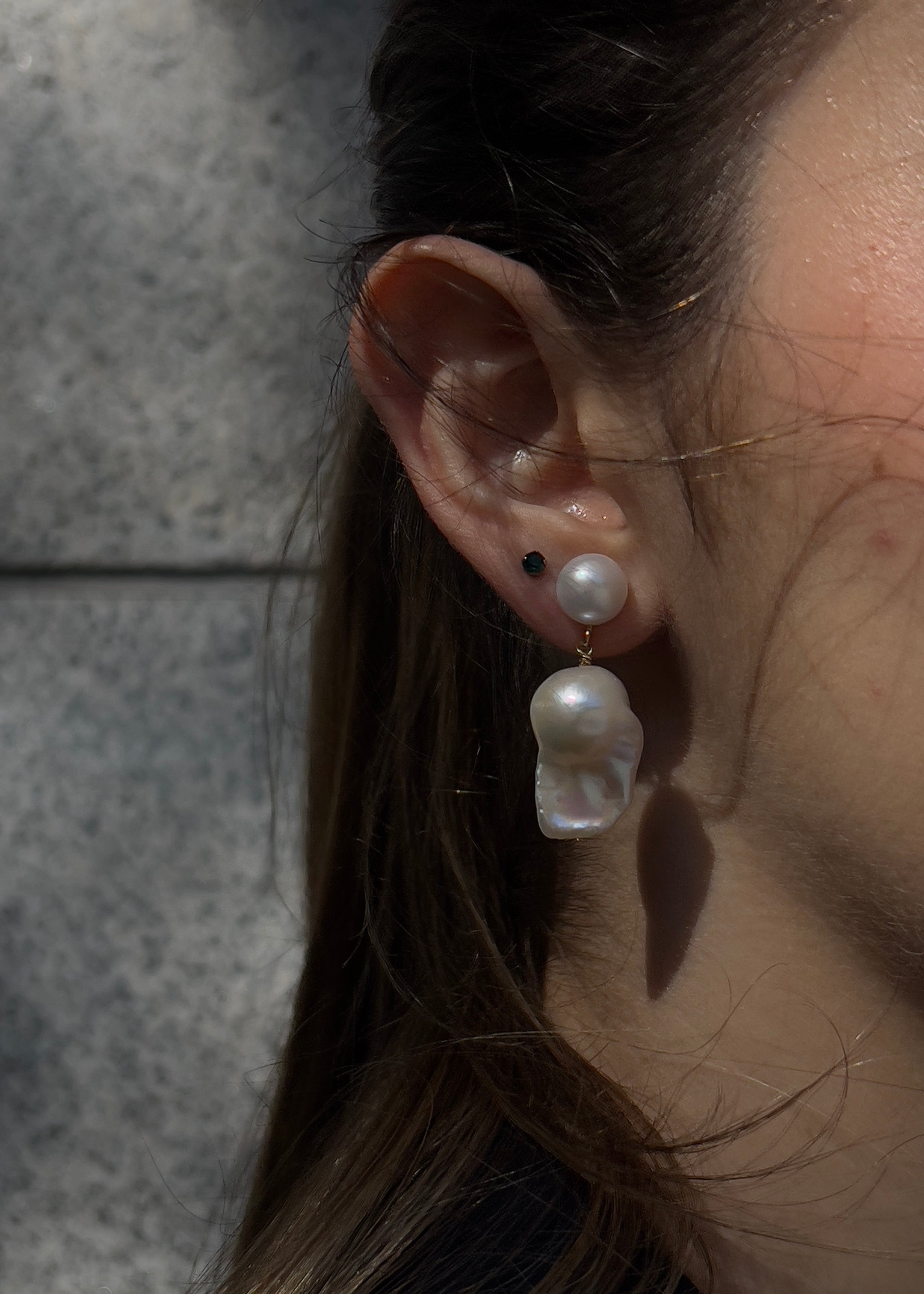 Baroque Effortless Paired Dangle Earring