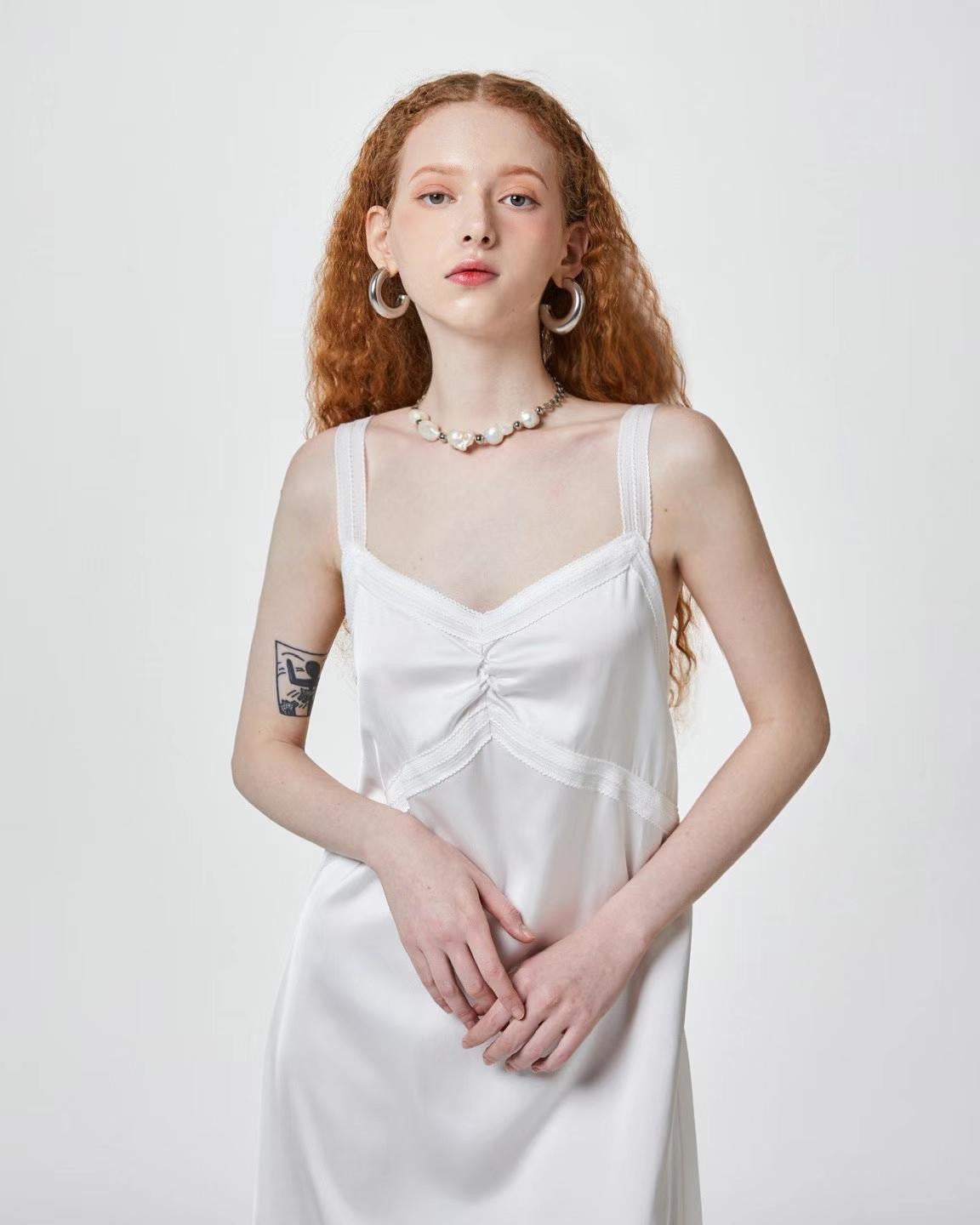 Lace Tied Back Dress