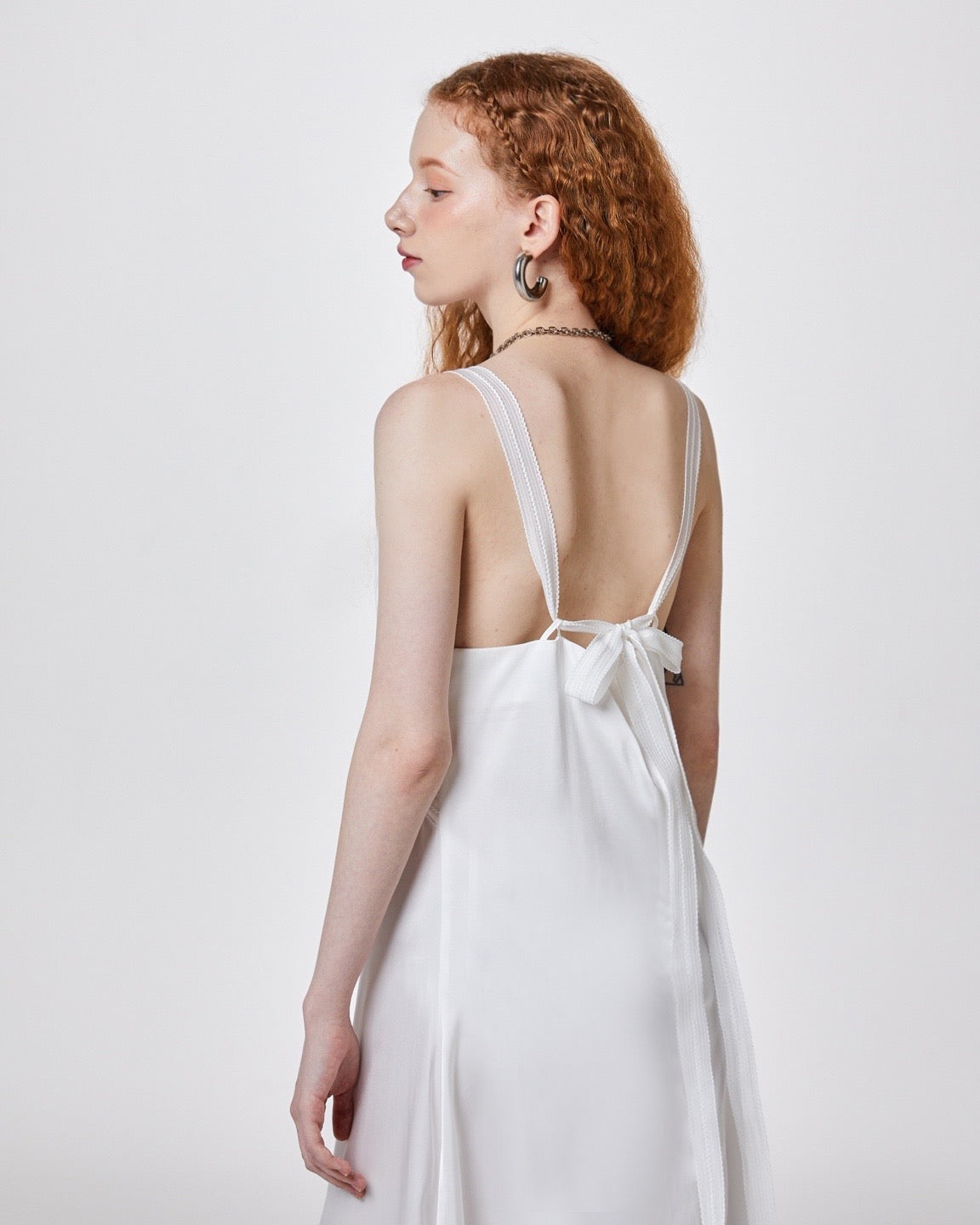 Lace Tied Back Dress