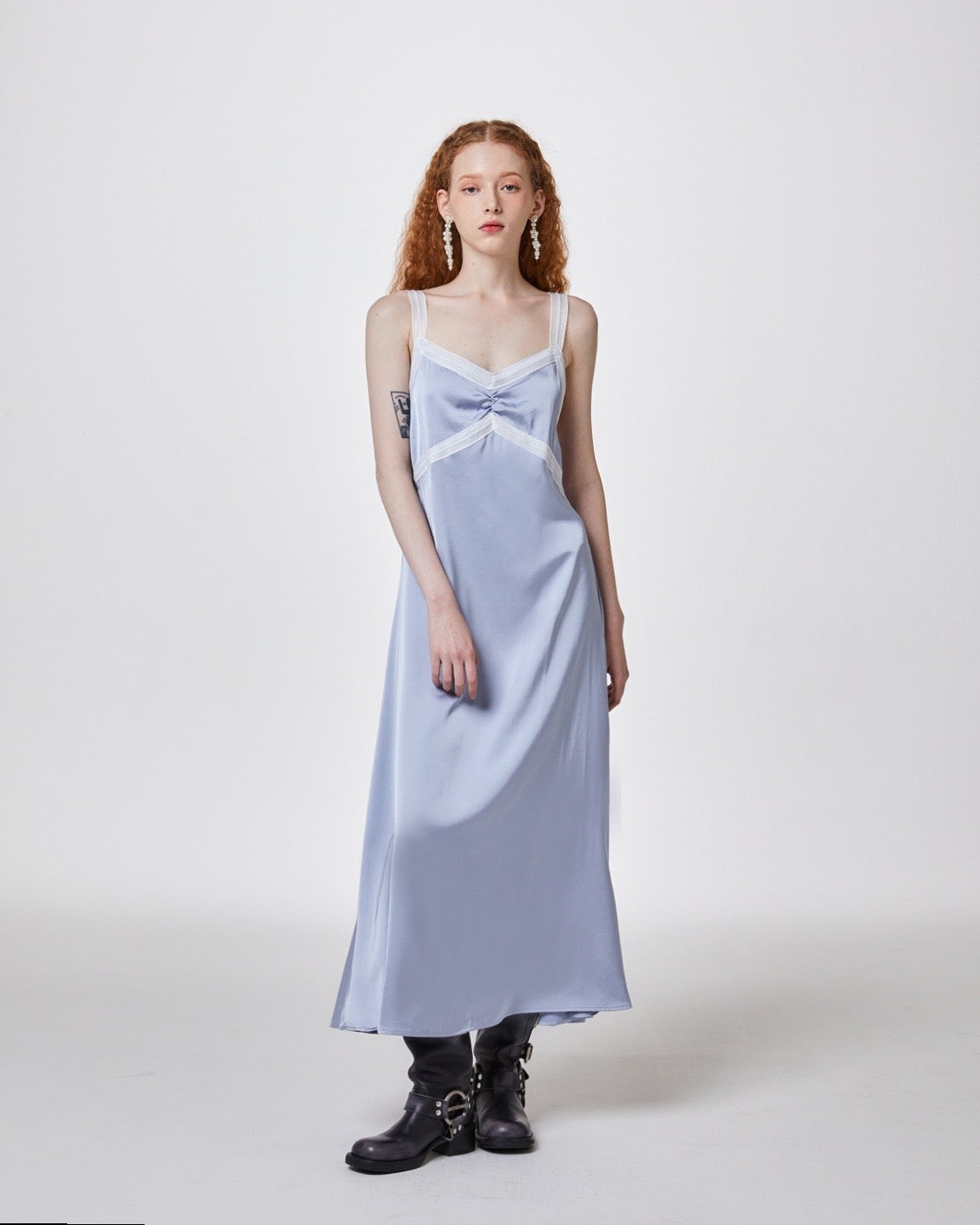 Lace Tied Back Dress