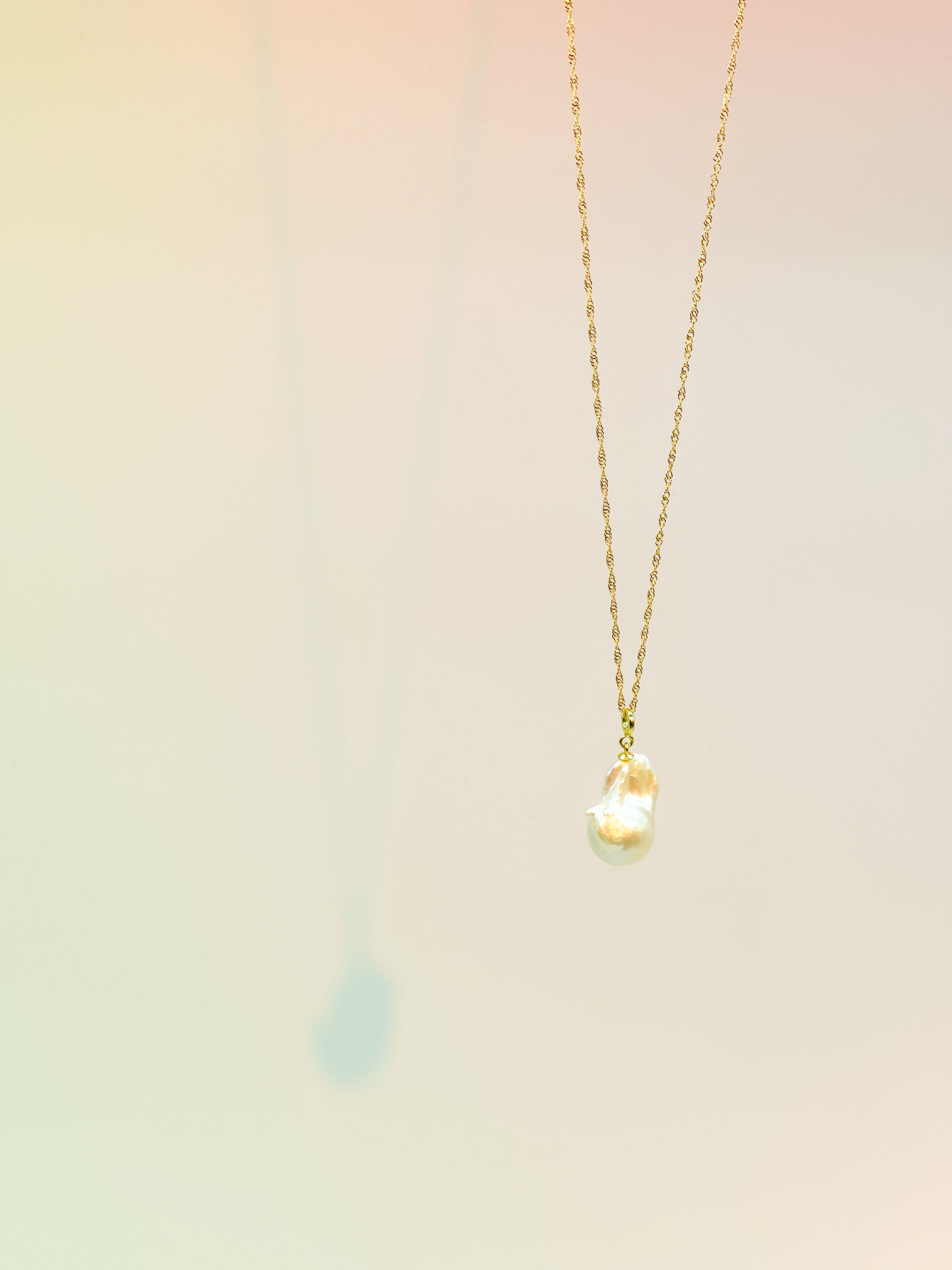 JWS Single Baroque Pearl Necklace