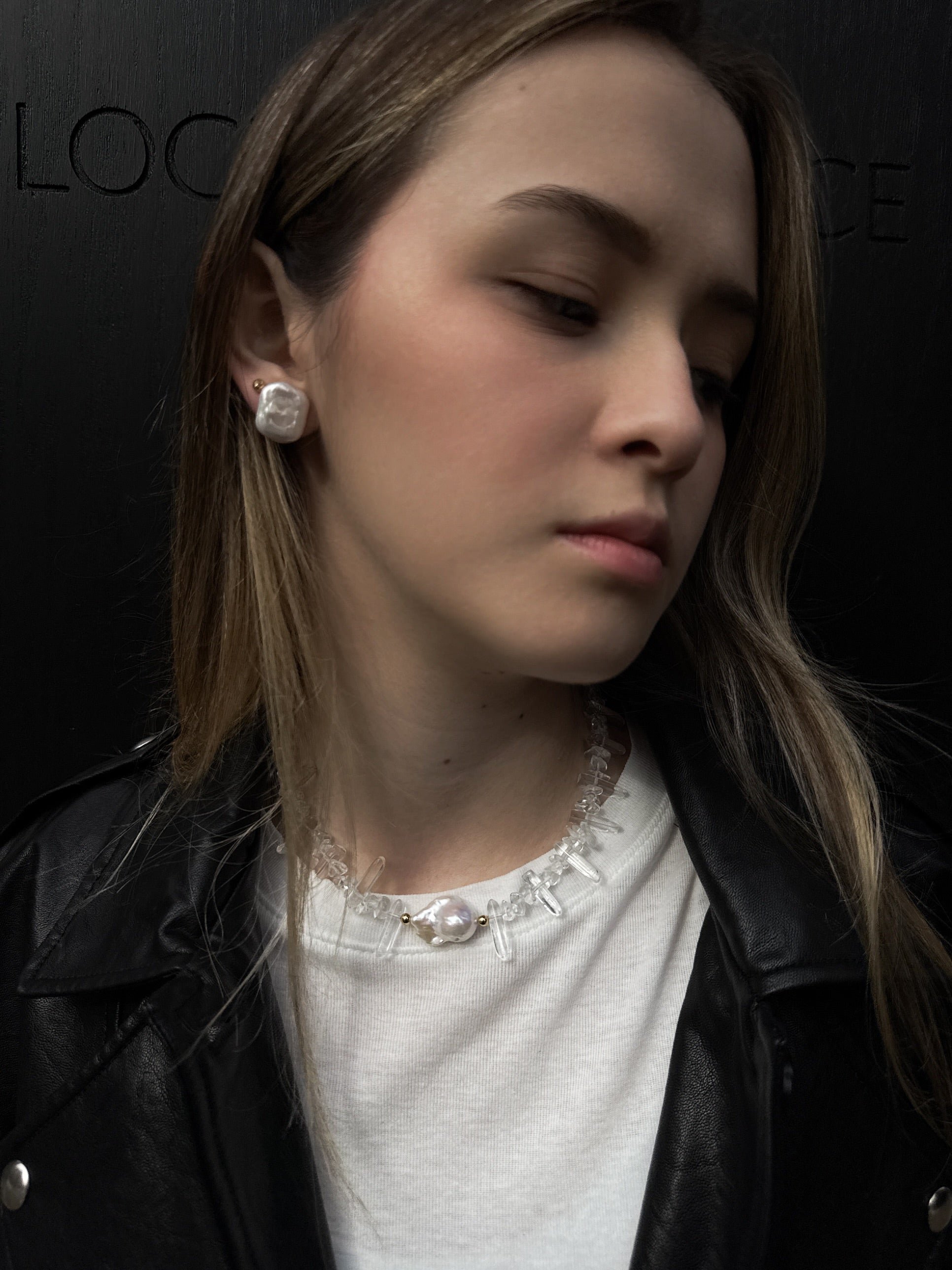 Pearl mermaid earring