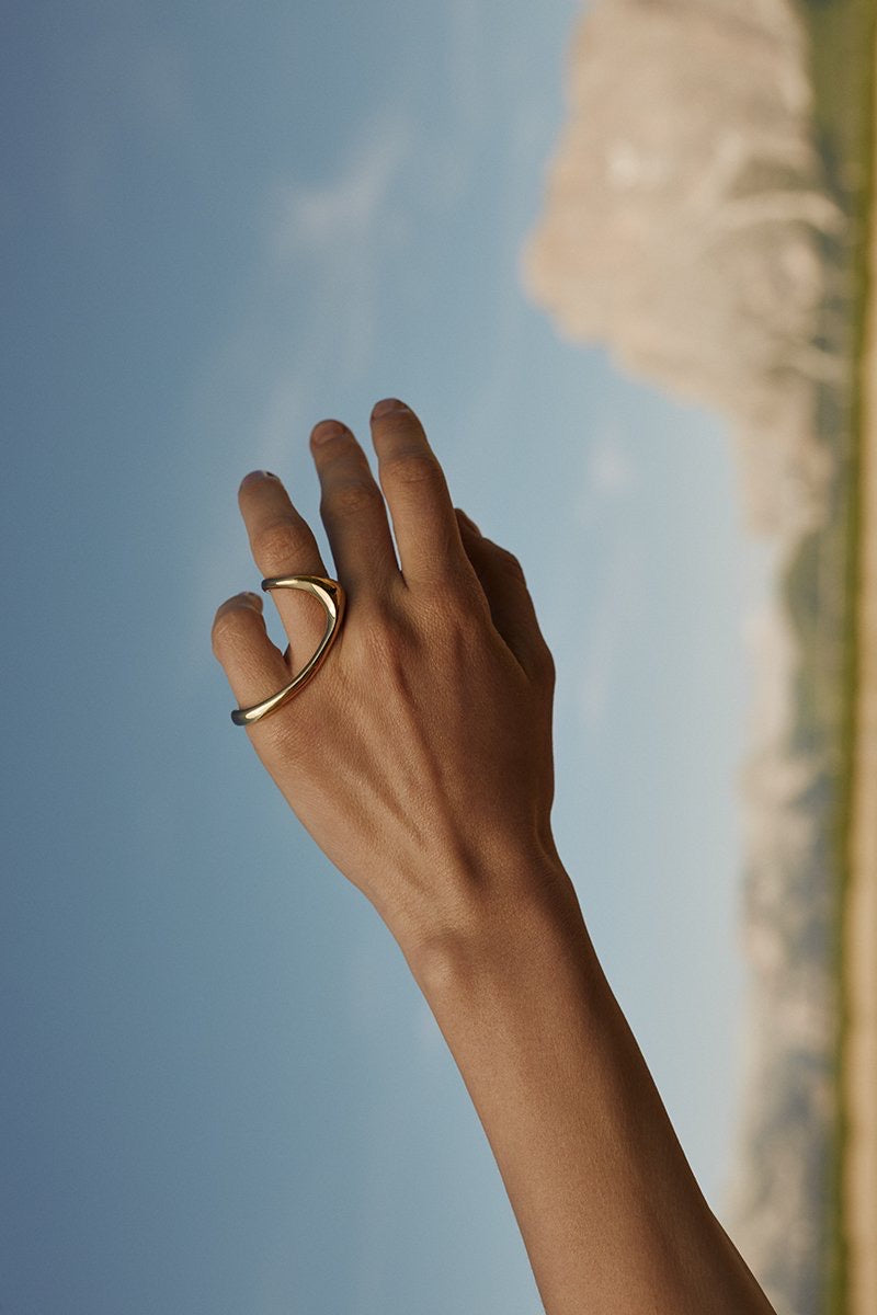 JWS two finger ring
