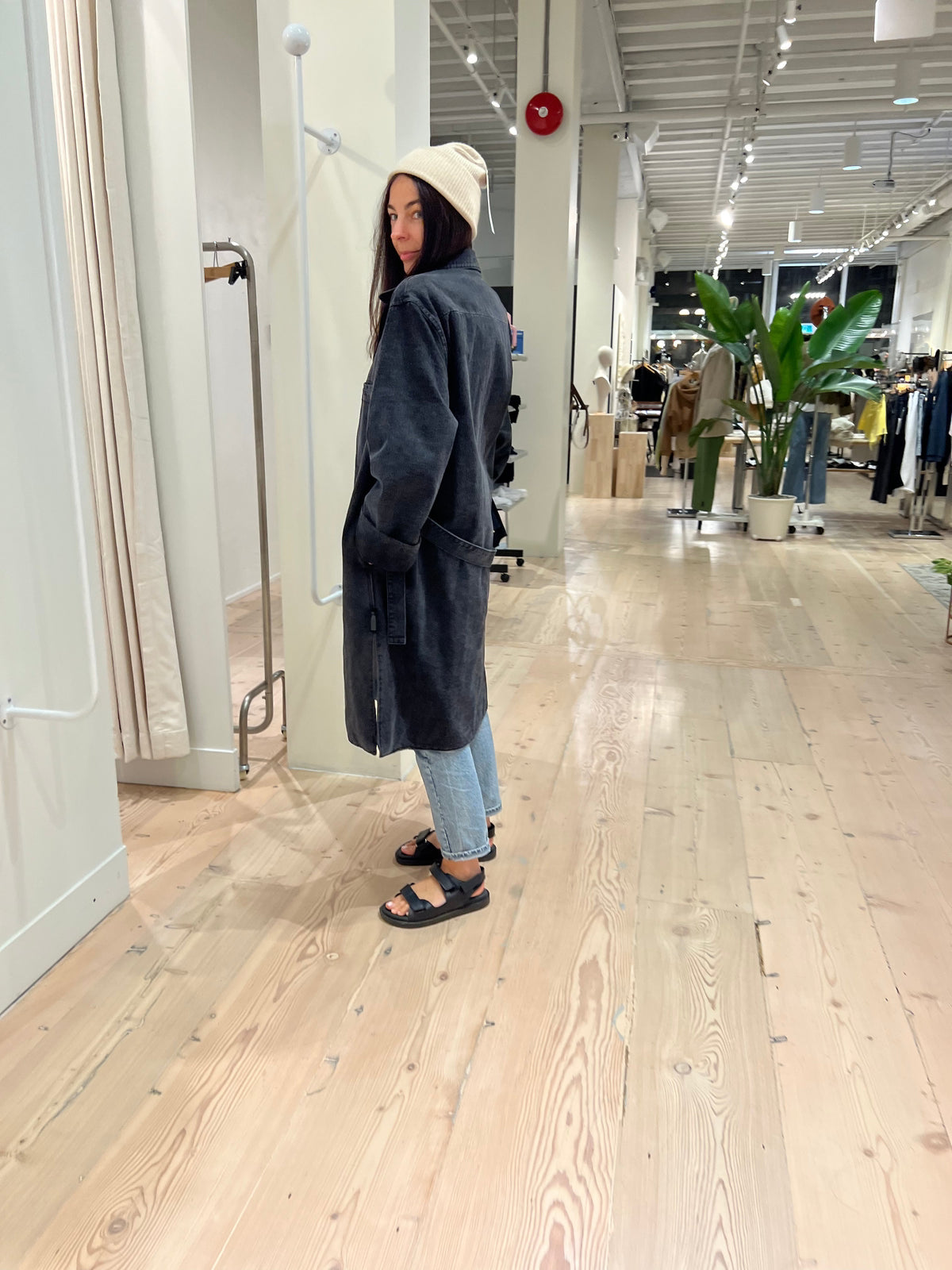 Pius Denim Trench Coat