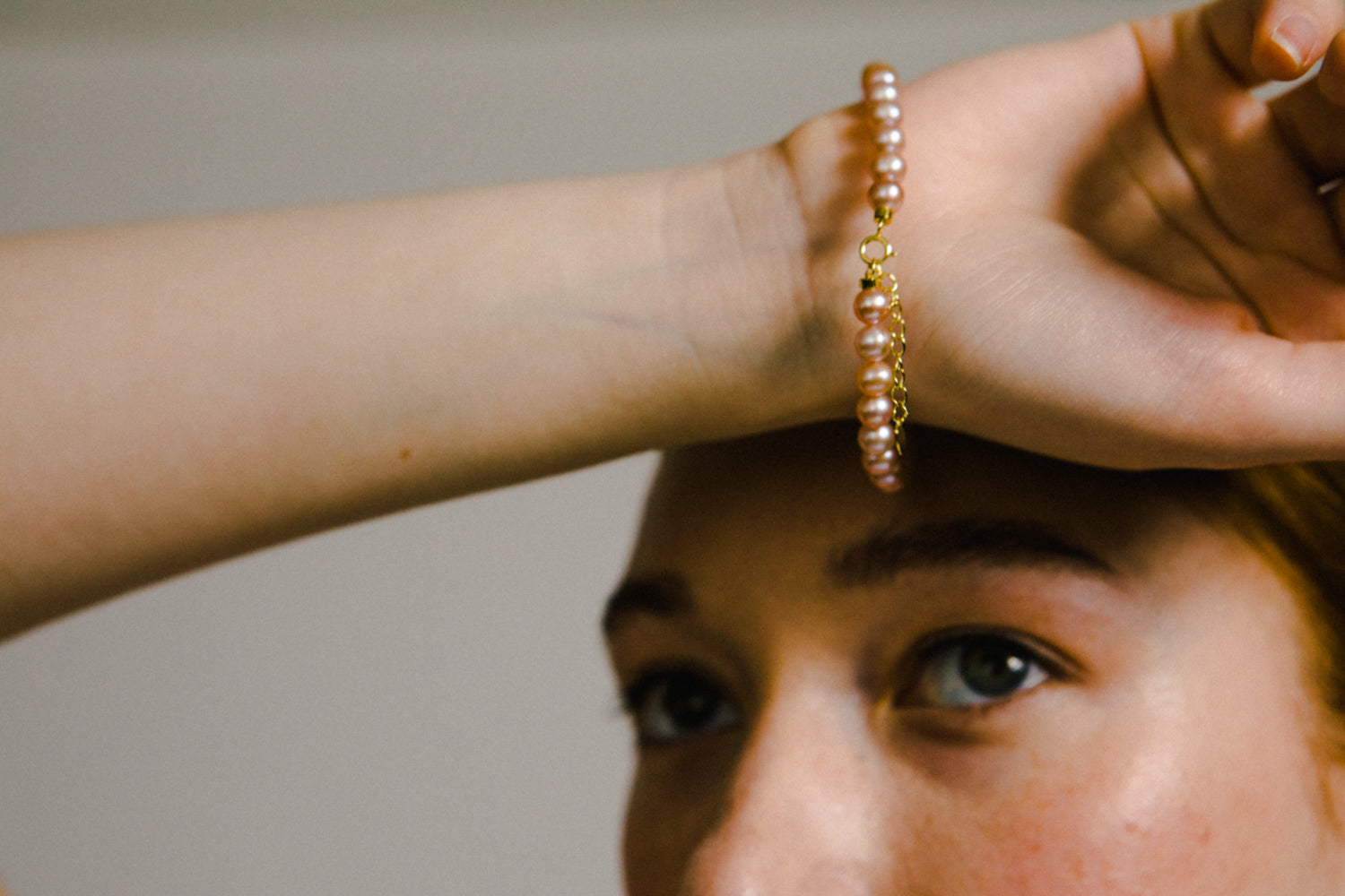 Rainbow Pearl All around Bracelet