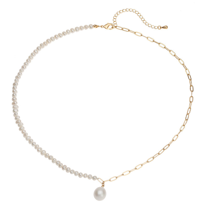 viví baby pearl mix chain necklace