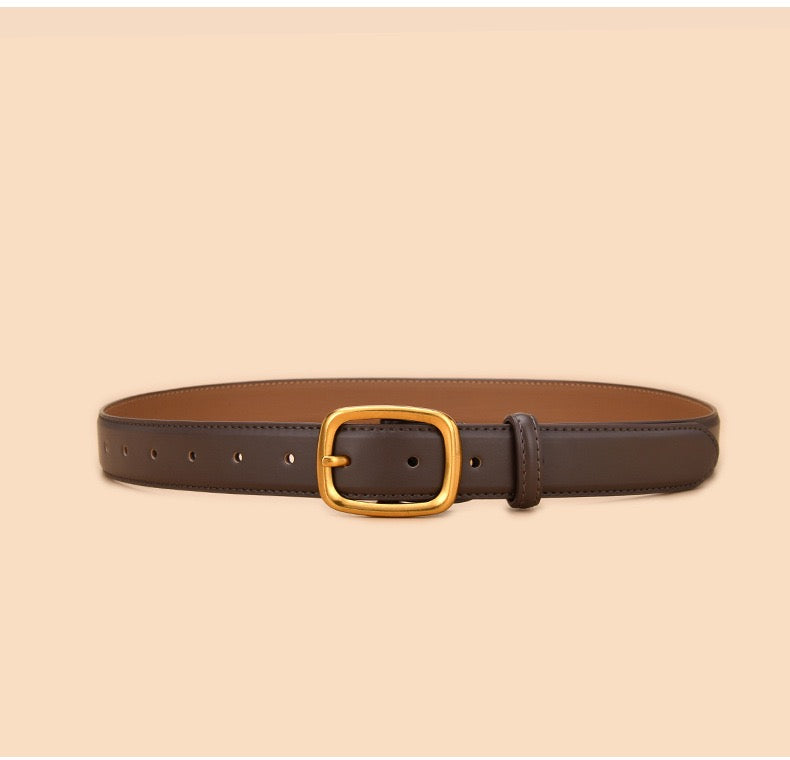 jWS square leather belt