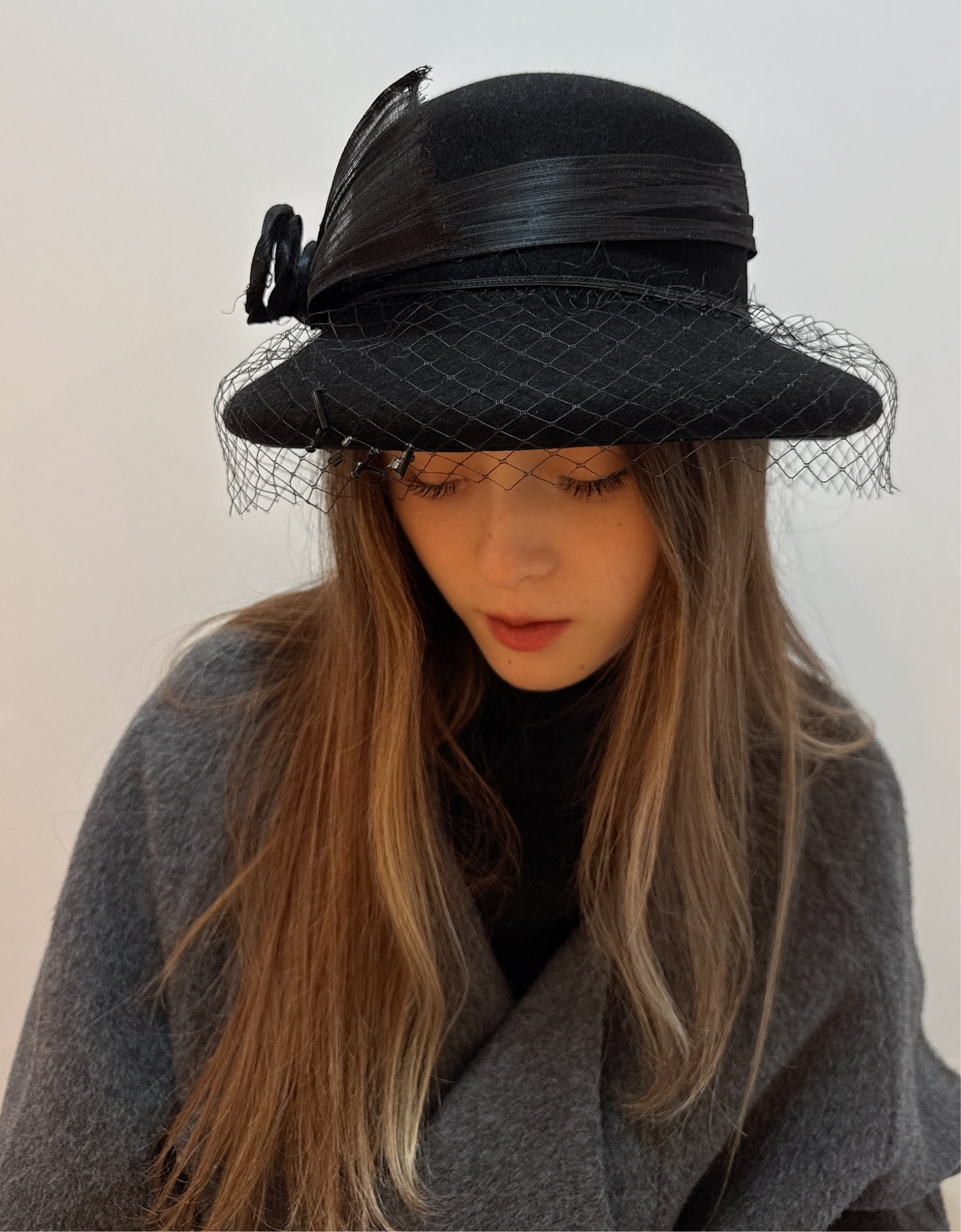 JWS Felt Wool Hat with Mesh