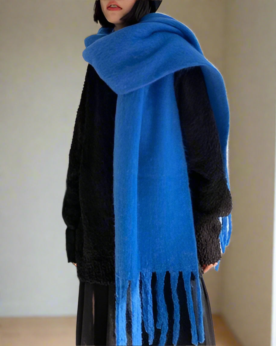 Oversize Fringe Scarf