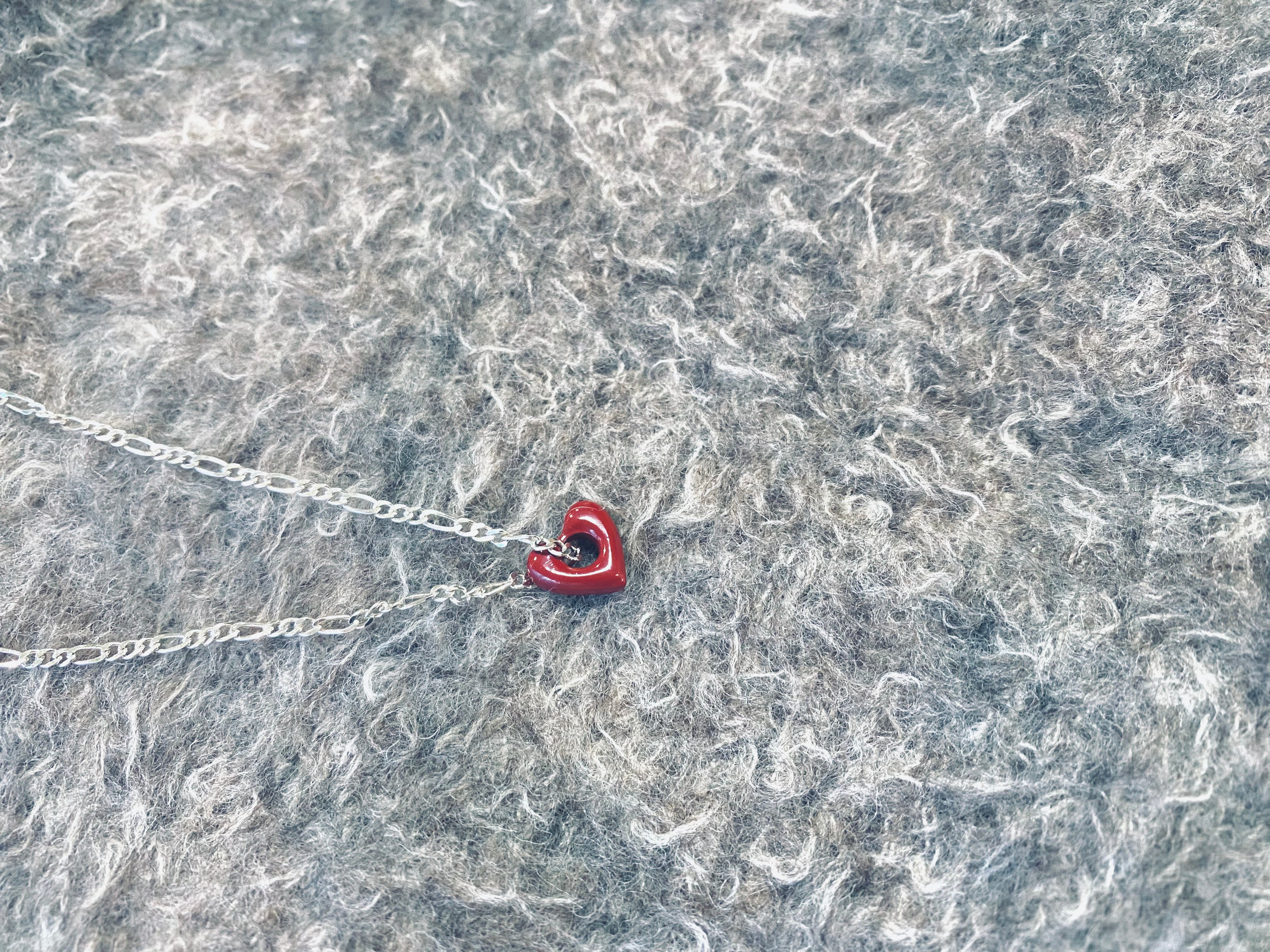 Heart Sterling silver necklace