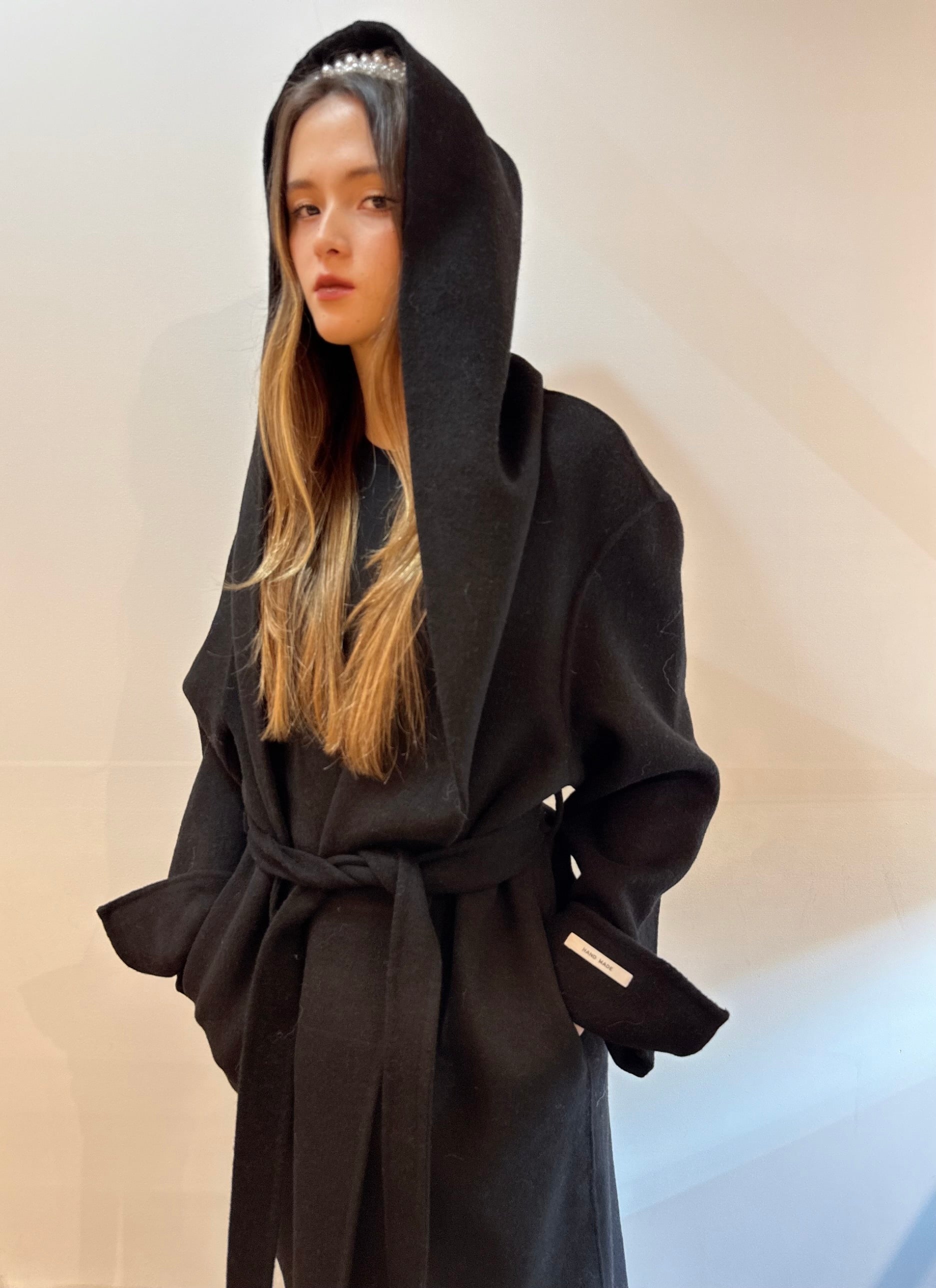 JWS Hand-sew Hooded Long Coat