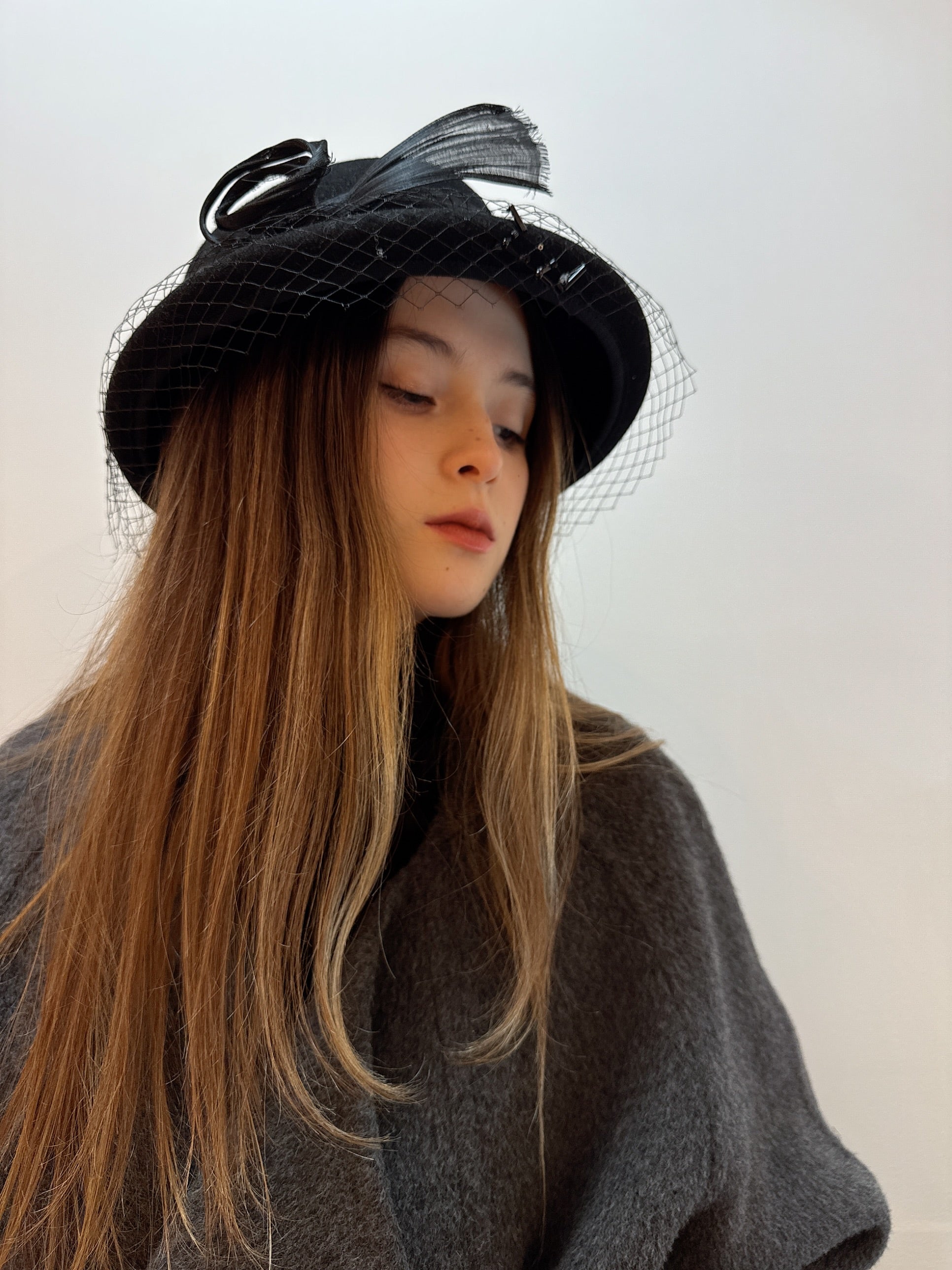 JWS Felt Wool Hat with Mesh