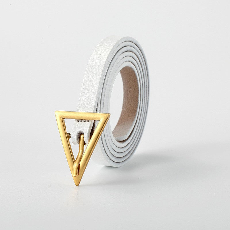 Kandins Triangle Leather Belts - jWS