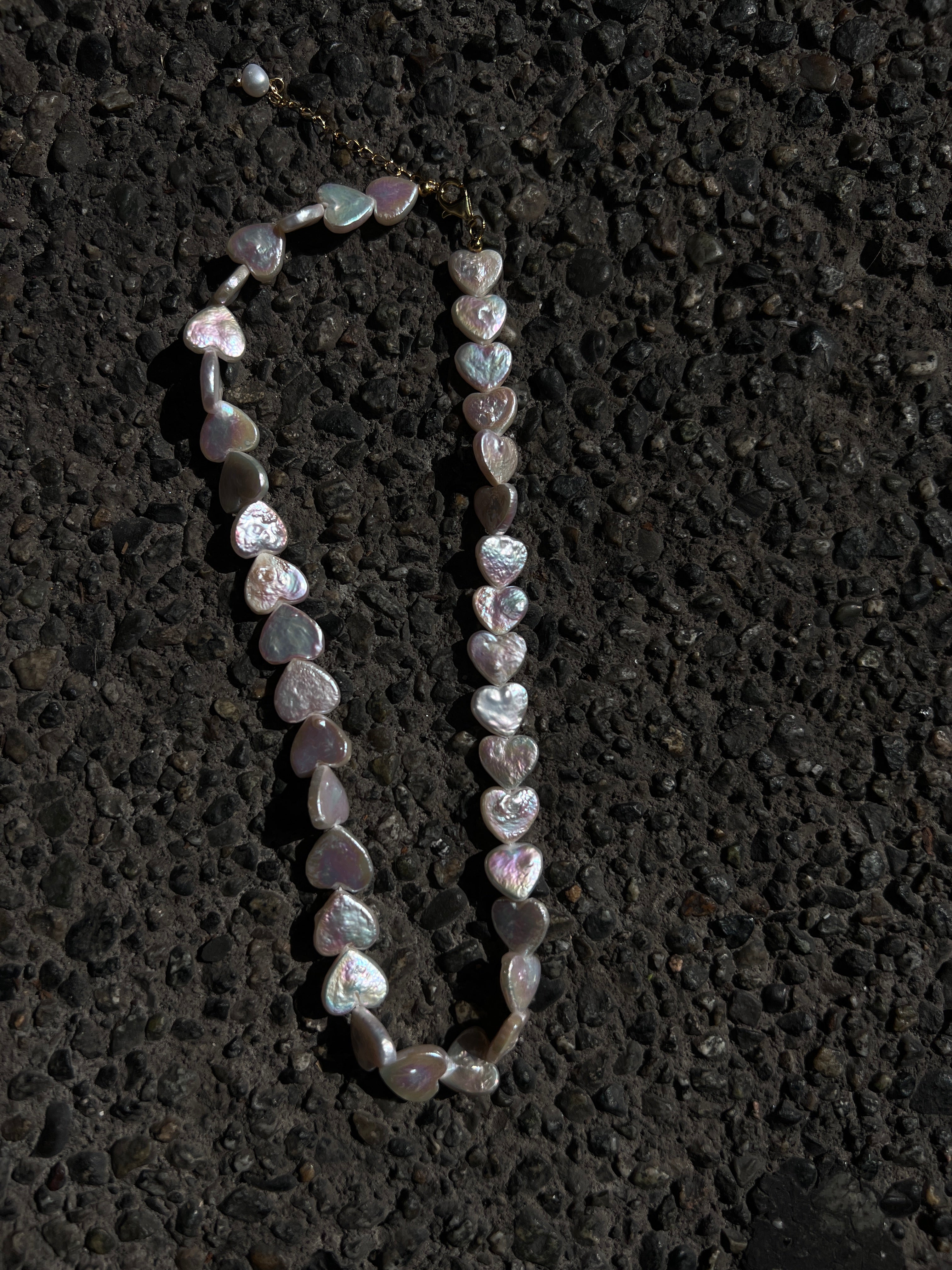 Dorora Heart Pearl Necklace