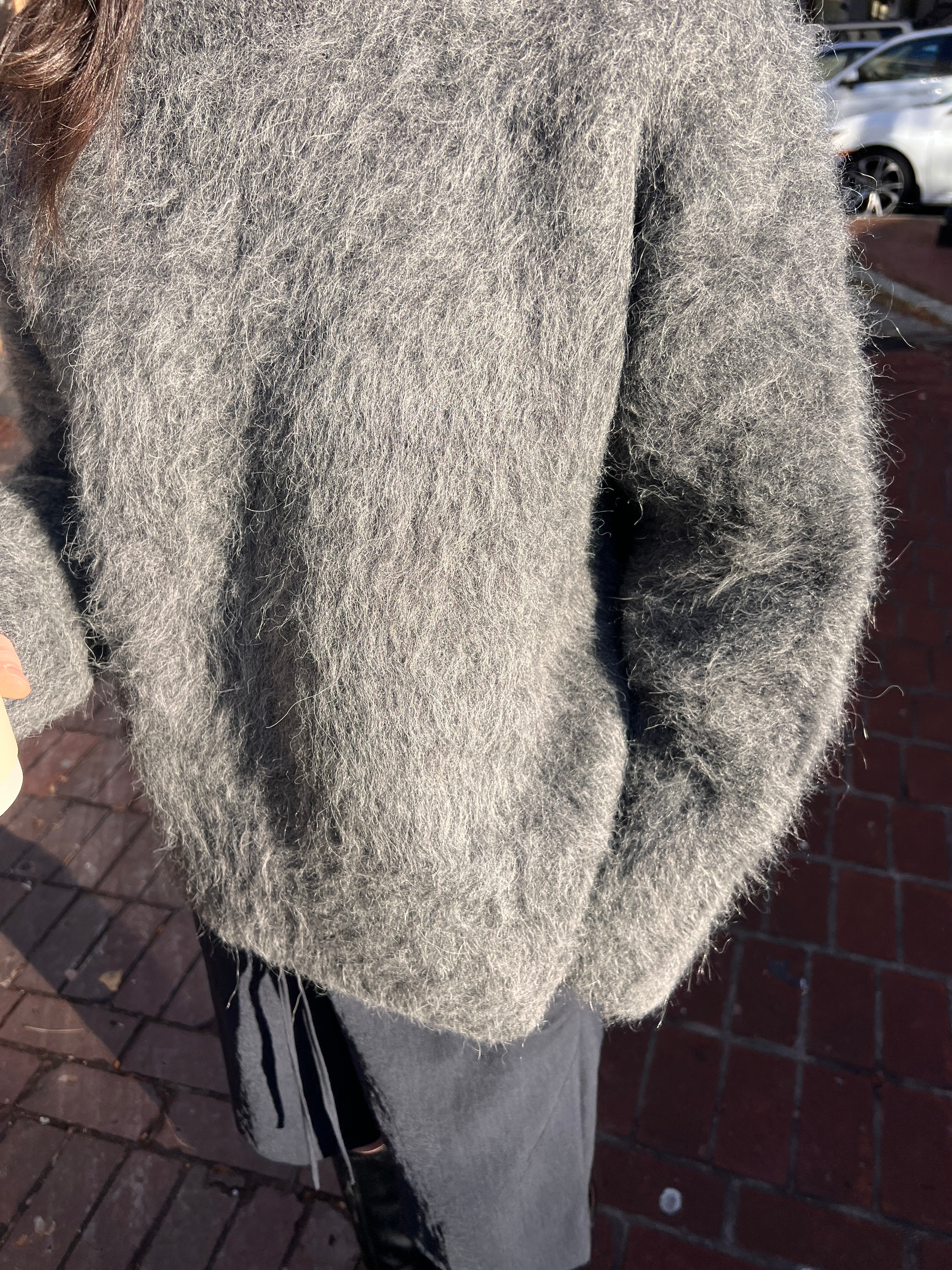 Kalee Shag knit Alpaca Wool Sweater