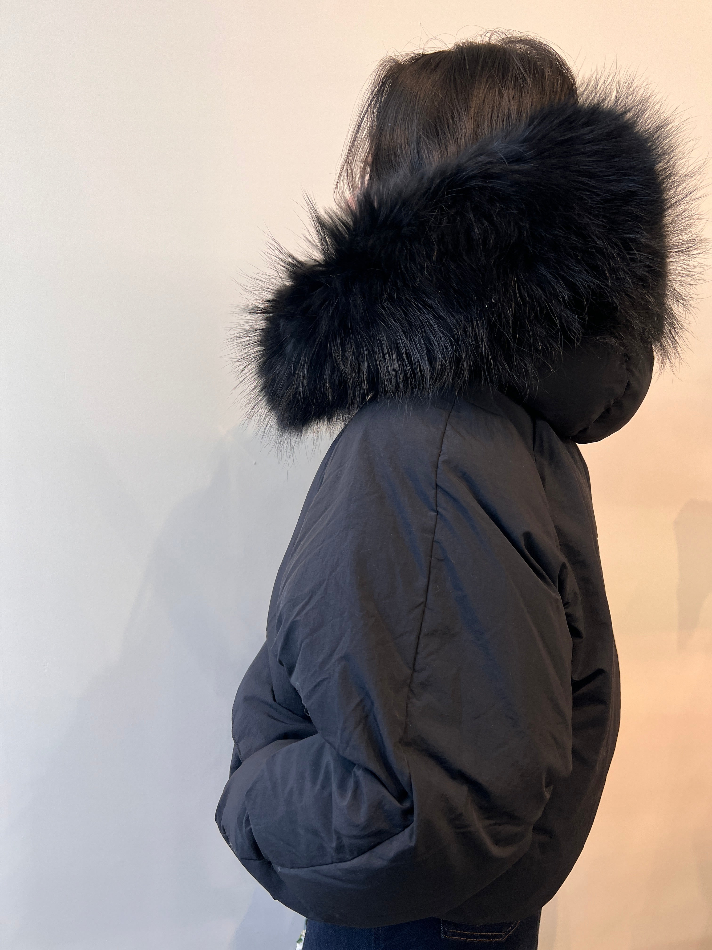 JWS Fox Fur Removable Puffer