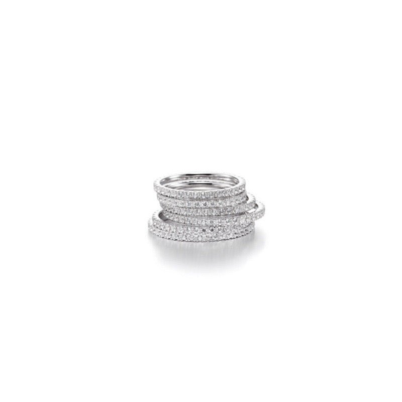 jws mini Zircon Stone Ring