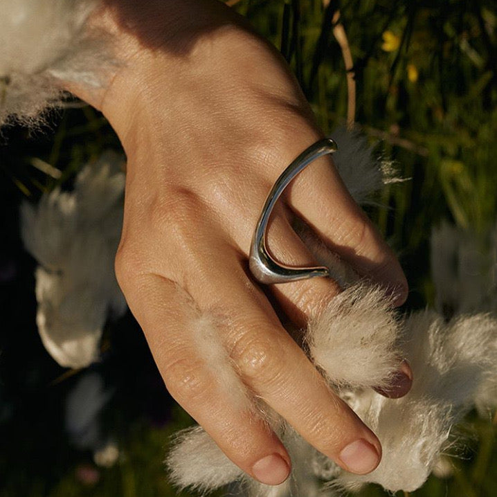 Two Finger Statement Ring