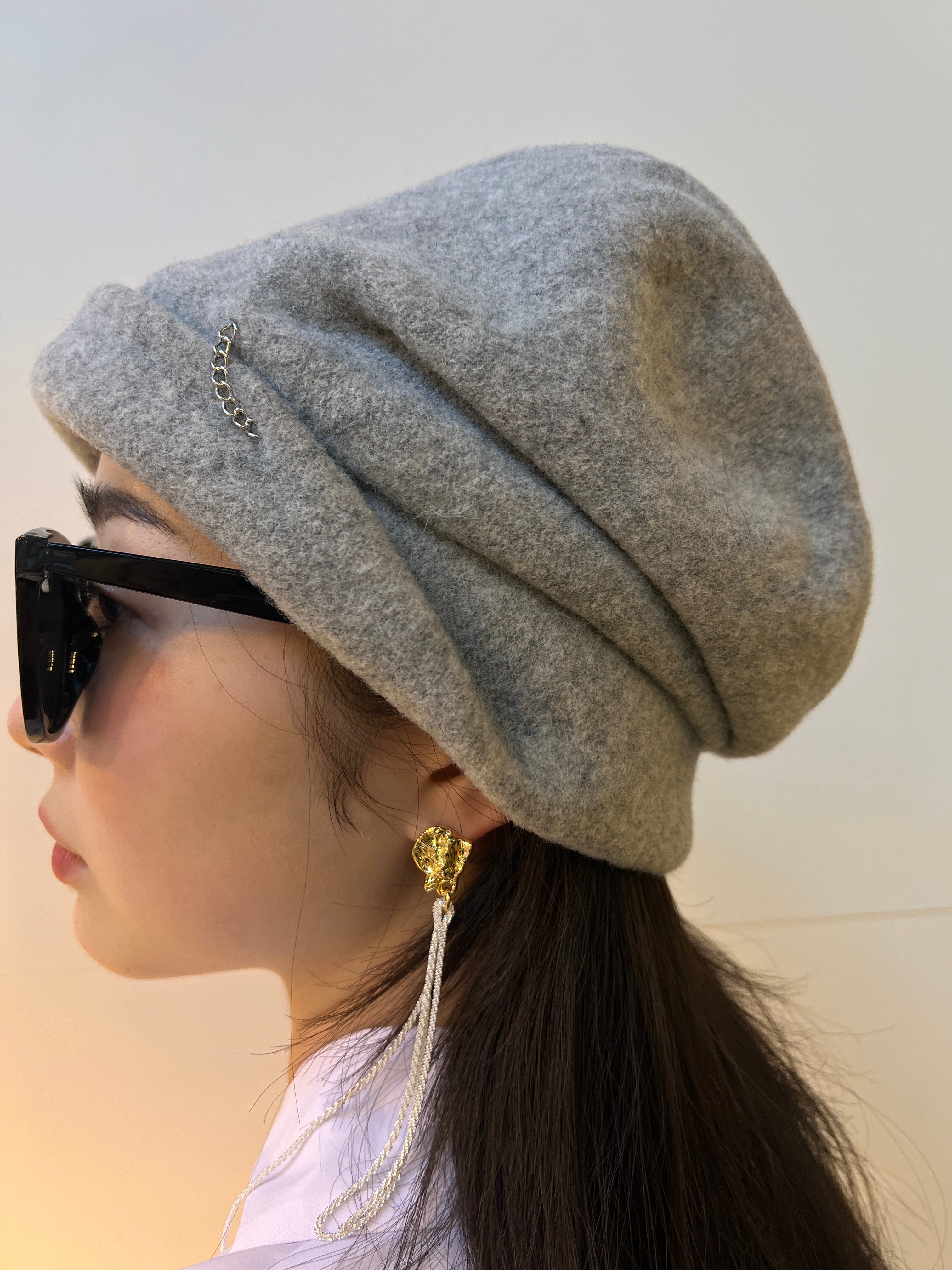 Folded Relaxed Wool Hat