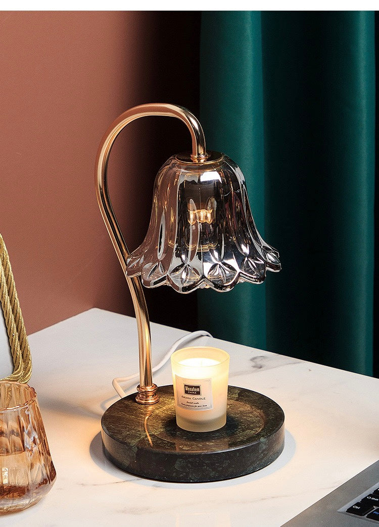 Aromatherapy marble table lamp