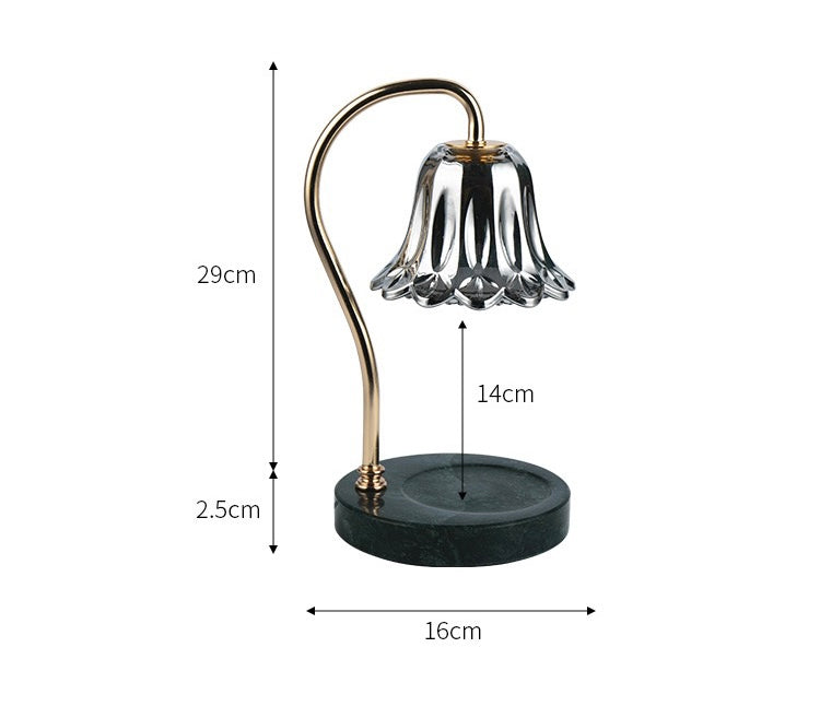 Aromatherapy marble table lamp