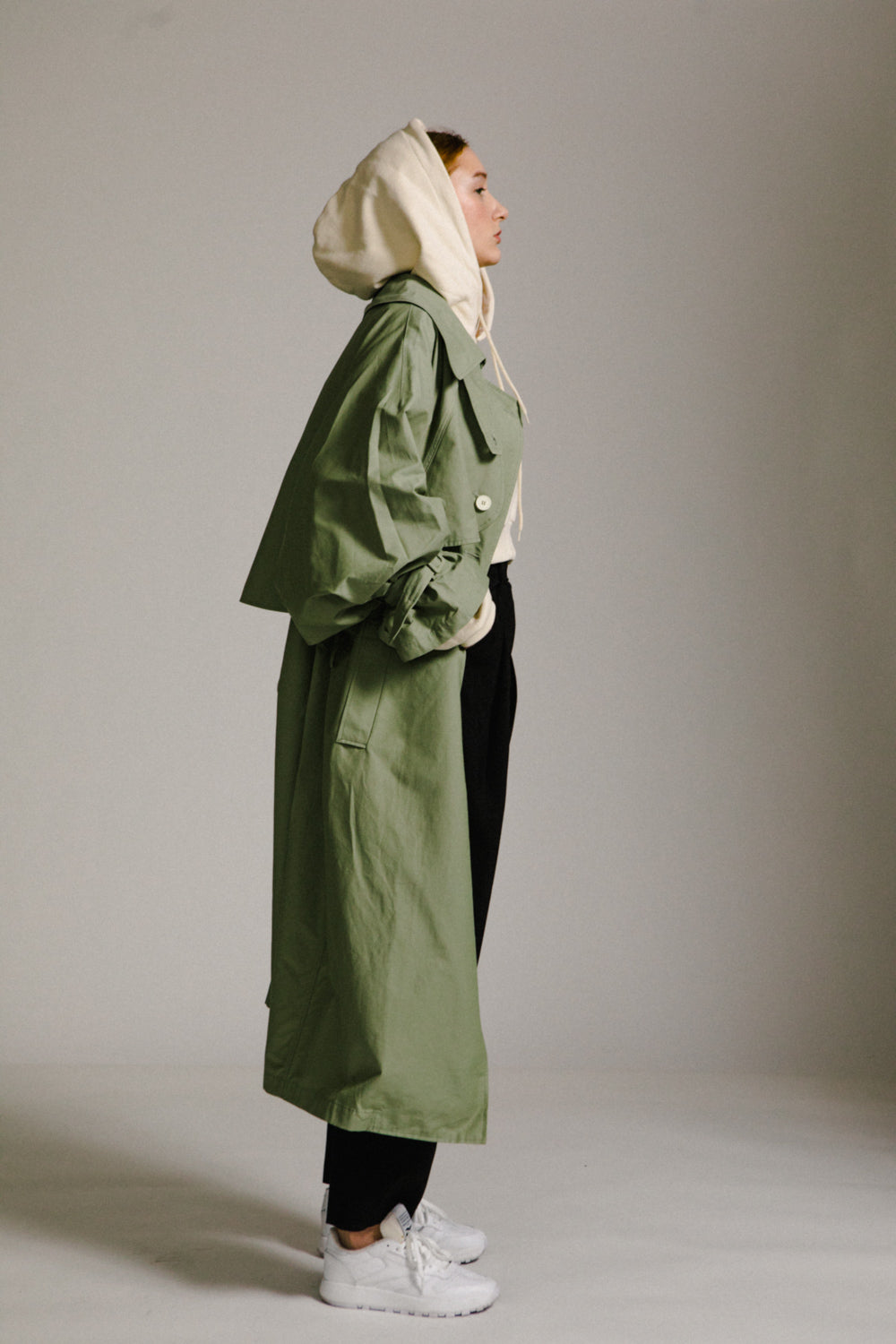 Muunk Baggy Trench Coat